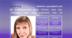 Desktop Screenshot of akashic-consultant.com