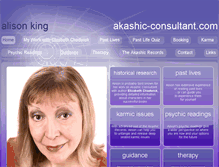 Tablet Screenshot of akashic-consultant.com